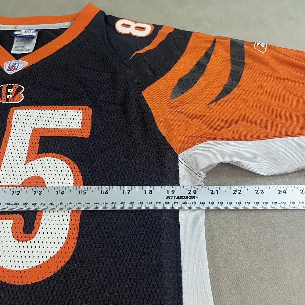 NFL Football Chad Ochocinco Johnson #85 Youth XL Reebok On Field Jersey Black
